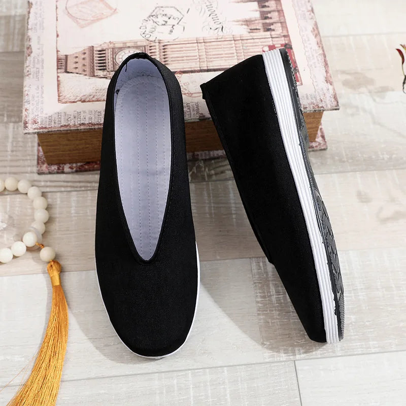 Kung Fu Tai Chi Cotton Shoes – Breathable Martial Arts Slip-On Martial Arts Shoes Axl