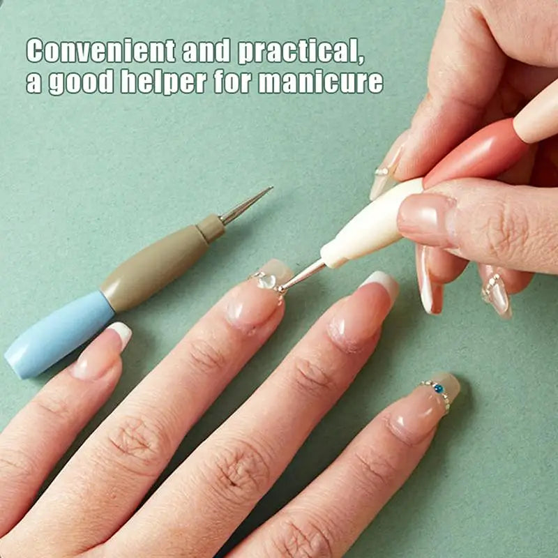 Nail Art Dotting Pen – Rhinestone & Gem Picker | 1 or 5 Pcs Nail Art Dotting Pen Axl