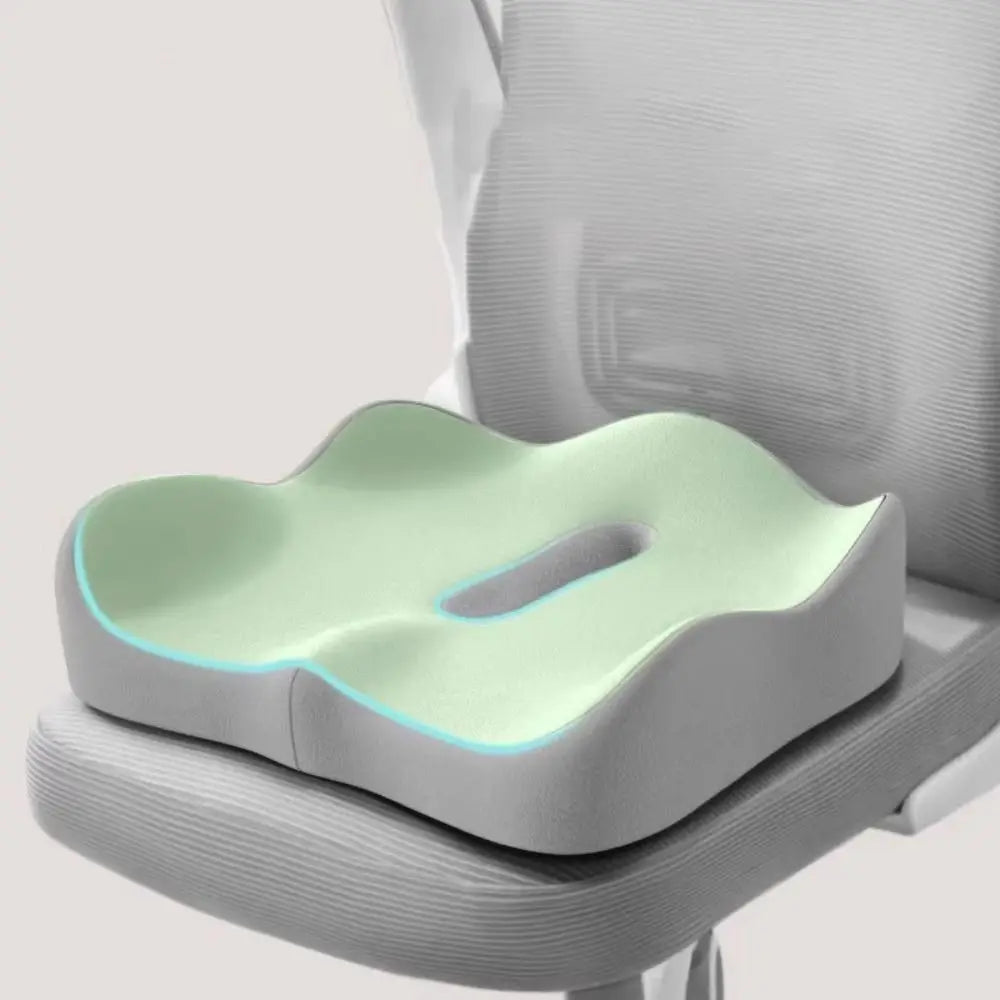 Memory Foam Coccyx Seat Cushion | Non-Slip Office & Car Chair Pad Memory Foam Cushion Axl