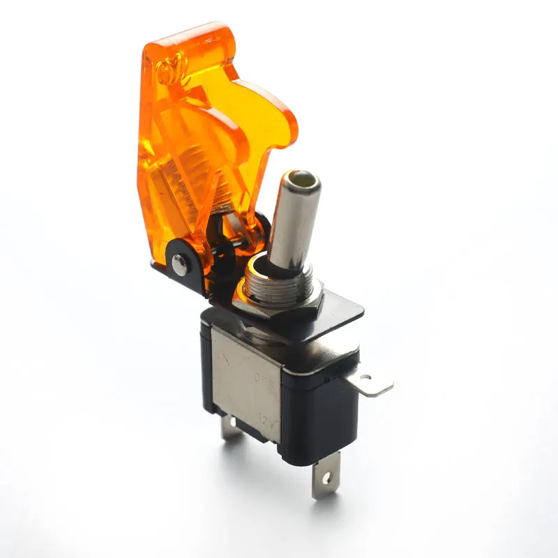 LED Toggle Switch Aircraft Flip Guard Cover – 12V Car Truck LED Toggle Switch Axl Yellow