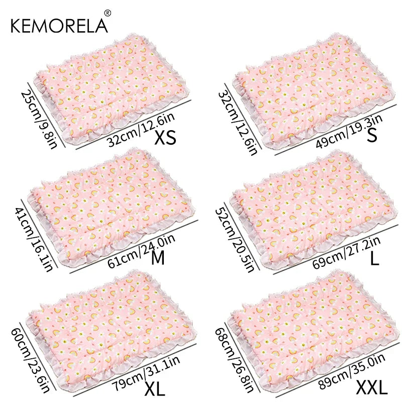 KEMORELA Double-Sided Pet Sleeping Mat – Cat & Dog Warm Pad Pet Sleeping Mat Axl