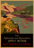 Vintage Travel Poster Wall Art | Kraft Paper Retro City Print