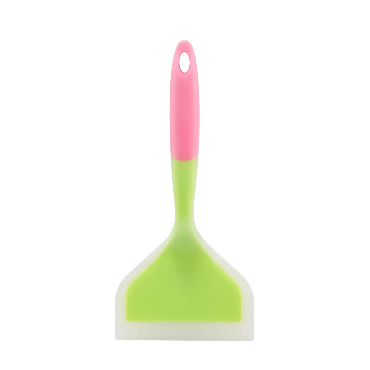 Wide Silicone Non-Stick Spatula – Kitchen Scraper Cooking Tool Silicone Spatula Axl Pink and Green