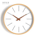 Large Bamboo Wood Silent Wall Clock – Nordic Modern Decor Silent Wall Clock Axl B 10 inch