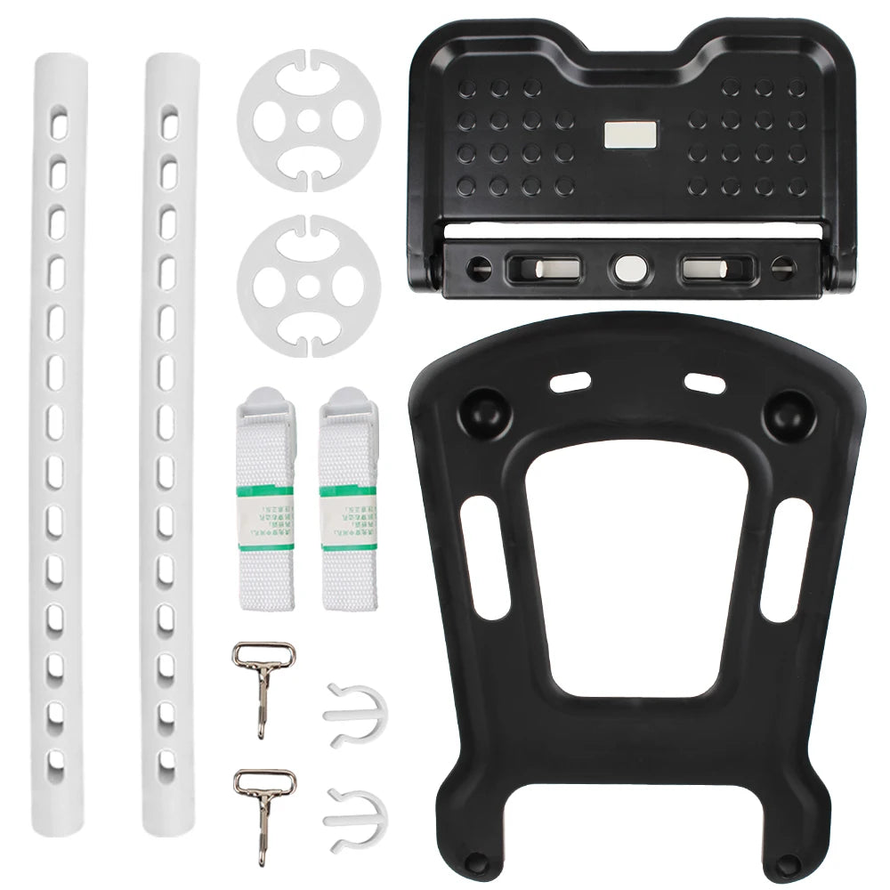 Foldable Baby Car Seat Footrest – Universal Child Foot Pedal Car Seat Footrest Axl black