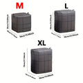 Large Fabric Storage Bag Zipper & Handles – Blankets & Clothes Fabric Storage Bag Axl M-1PC