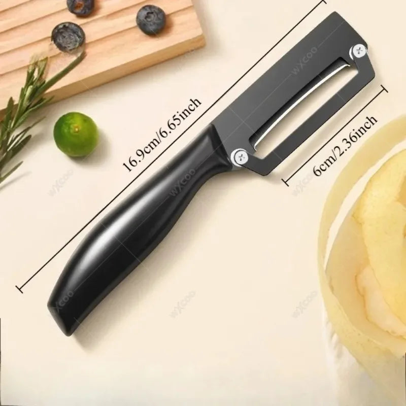 WXCOO All-Steel Fruit & Vegetable Peeler | Kitchen Peeling Tool Vegetable Peeler Axl