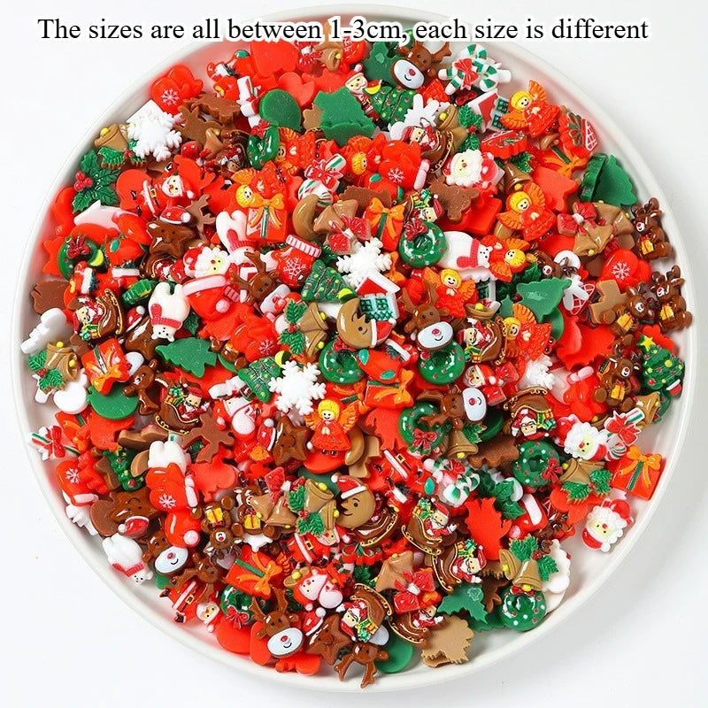 Mixed Resin Christmas Fridge Magnets – Santa, Snowman & Tree Christmas Fridge Magnets Axl