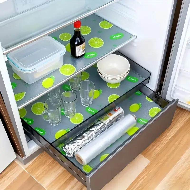 Waterproof Refrigerator Liner Mats – Non-Slip EVA Set 4/8 Pcs Refrigerator Liner Mats Axl