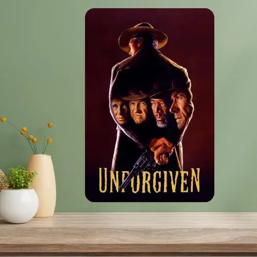 Unforgiven Classic Movie Metal Poster Sign | Vintage Wall Art Movie Metal Sign Axl aluminum sign aluminum 20x30cm