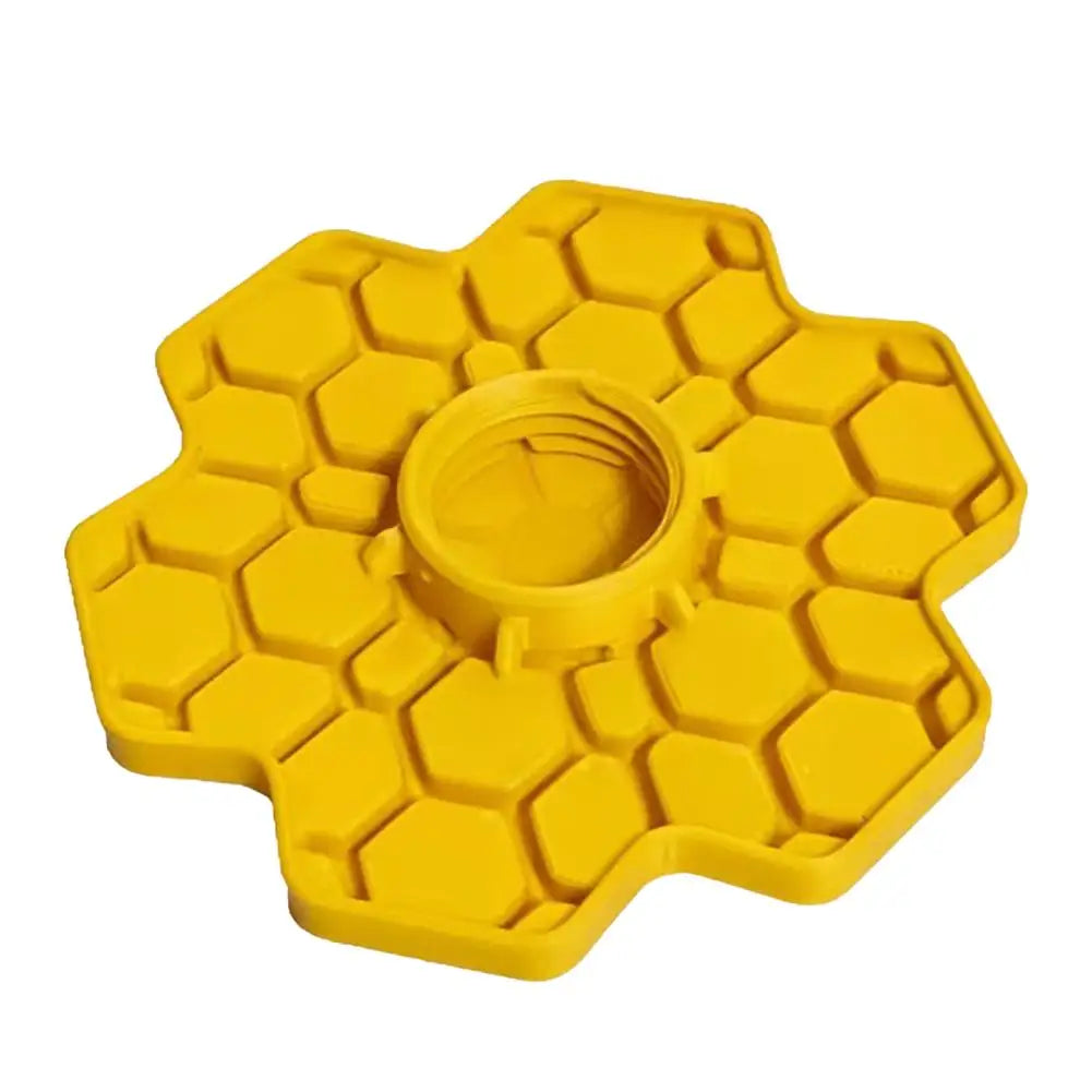 Bee Water Feeder Honeycomb Tray – Safe Honeybee Drinking Station Bee Water Feeder Axl Yellow