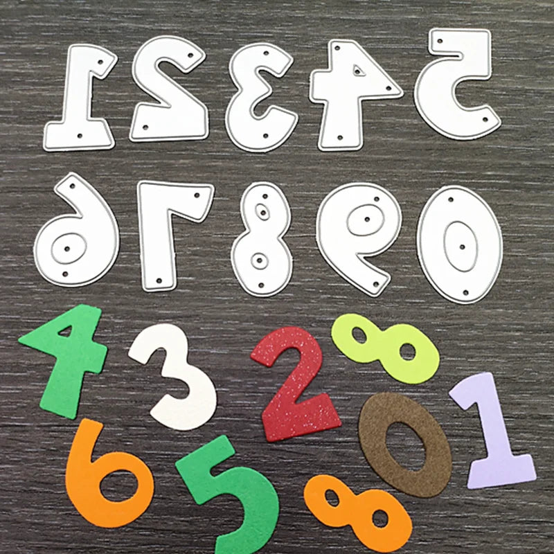 Square Lace Metal Cutting Dies – Alphabet & Numbers | DIY Crafts Metal Cutting Dies Axl