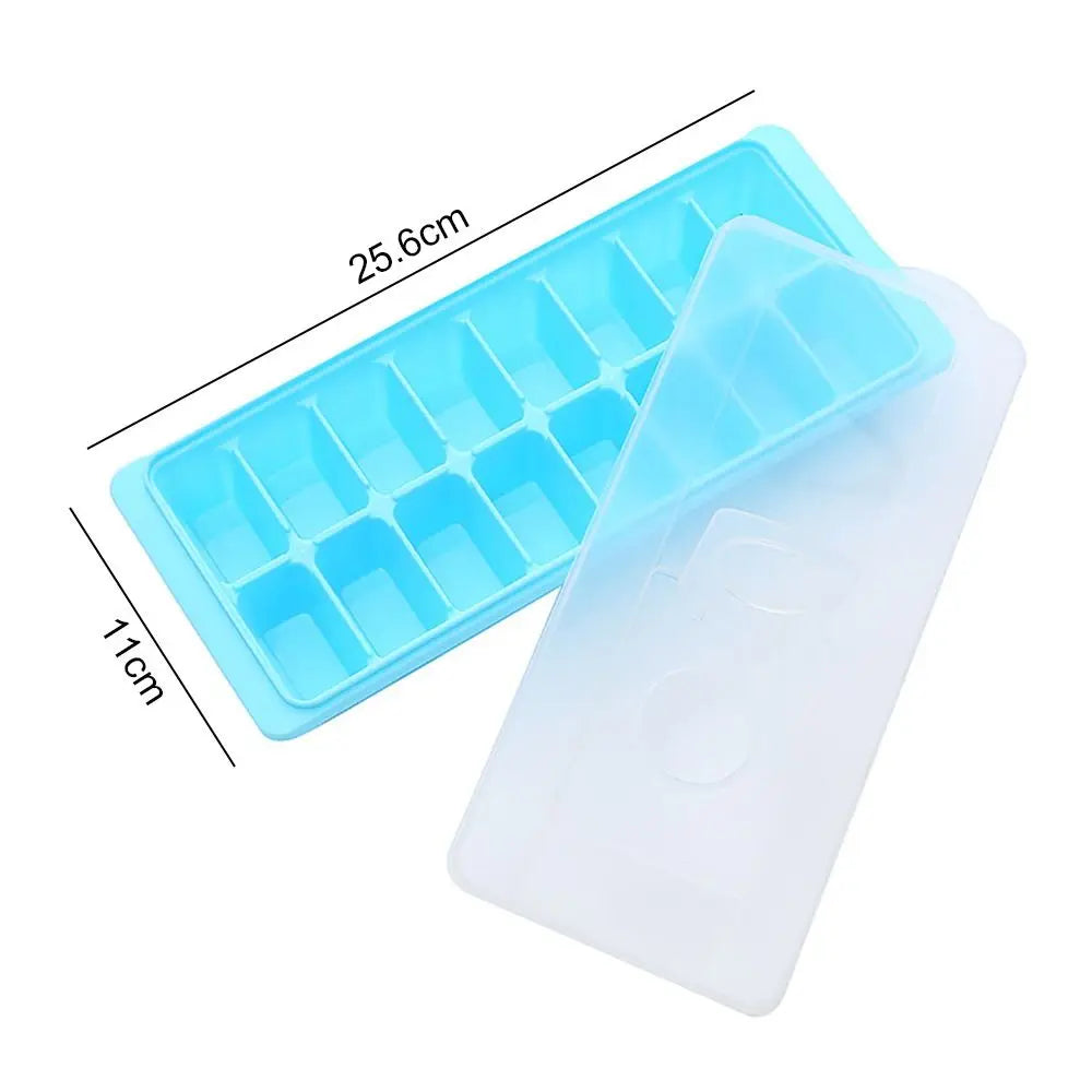 16-Cube Stackable Ice Cube Tray with Lid – Reusable & Easy Fill Ice Cube Tray Axl