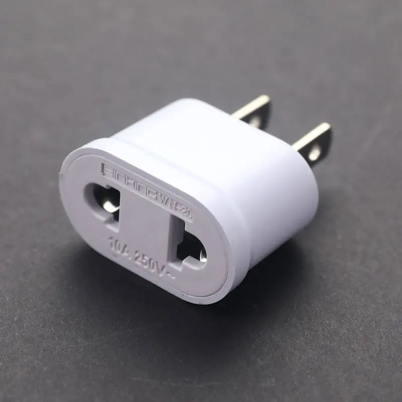 US to EU Travel Plug Adapter – 2-Pin Power Converter WN-20A Travel Plug Adapter Axl
