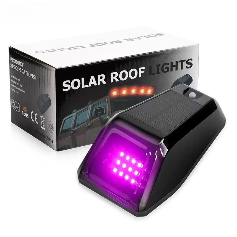 Solar LED Cab Roof Lights for Trucks, SUVs & Motorcycles LED Cab Roof Lights Axl 3000K Golden