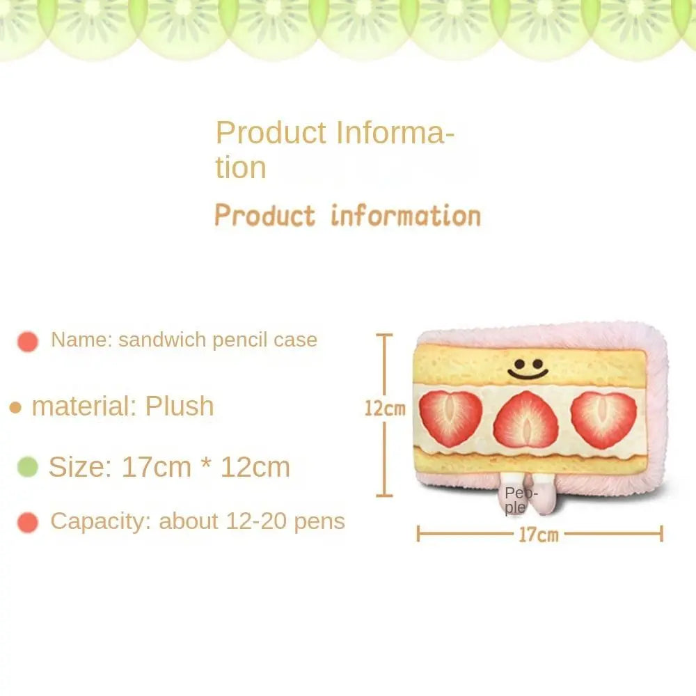 Kawaii Plush Pencil Case – Large Capacity Stationery Pouch Plush Pencil Case Axl