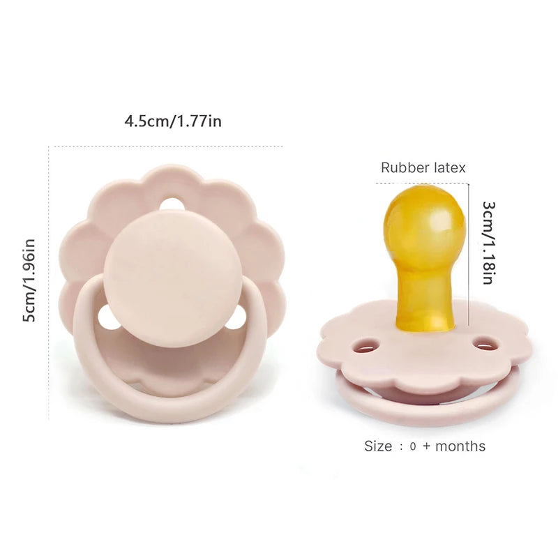 Natural Rubber Round Head Baby Pacifier | Ages 0–36 Months Baby Pacifier Axl