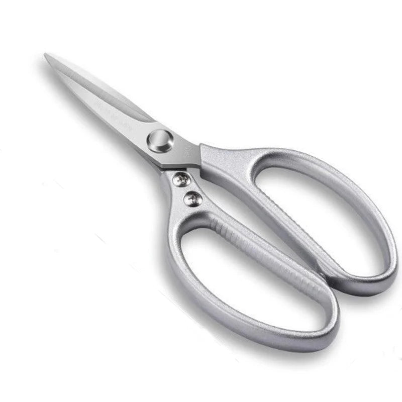 SK5 Stainless Steel Kitchen Scissors – Multifunctional Food Shears Kitchen Scissors Axl Silver scissors