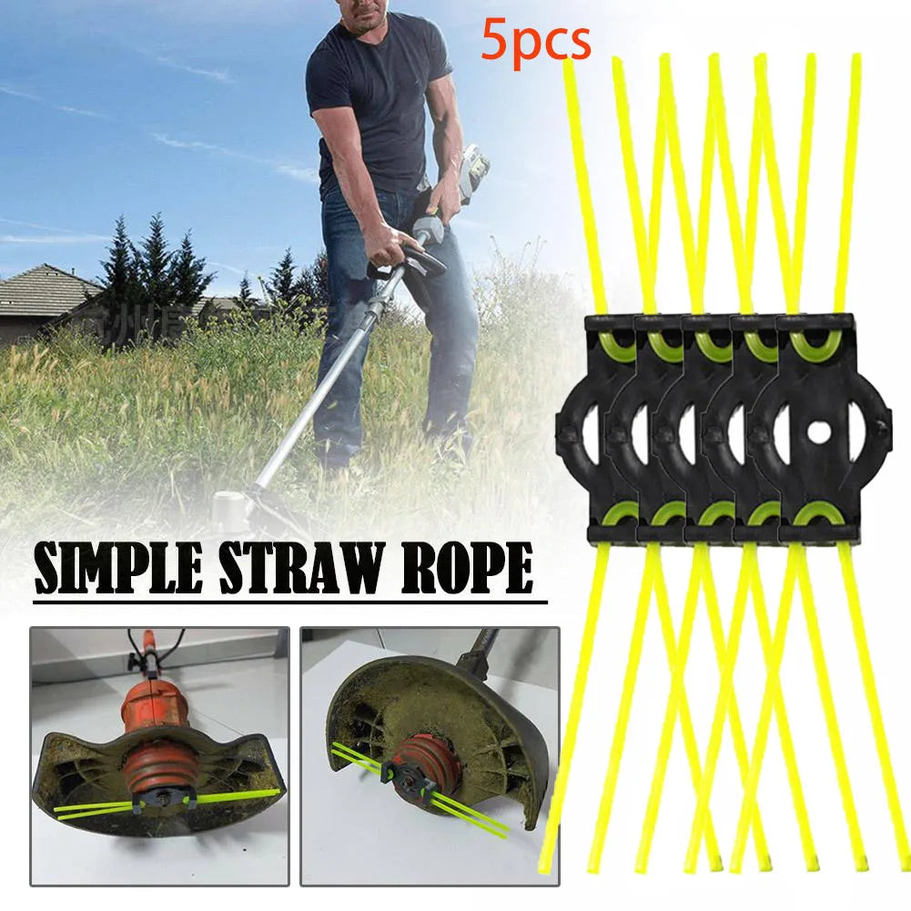 5-Pack Wear-Resistant Grass Trimmer Line Mower Head Replacement Trimmer Line Replacement Axl