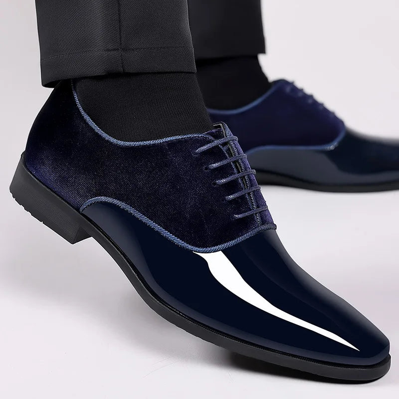 YBQJOO Men's Oxford Dress Shoes – Lace-Up Business & Wedding Oxford Dress Shoes Axl