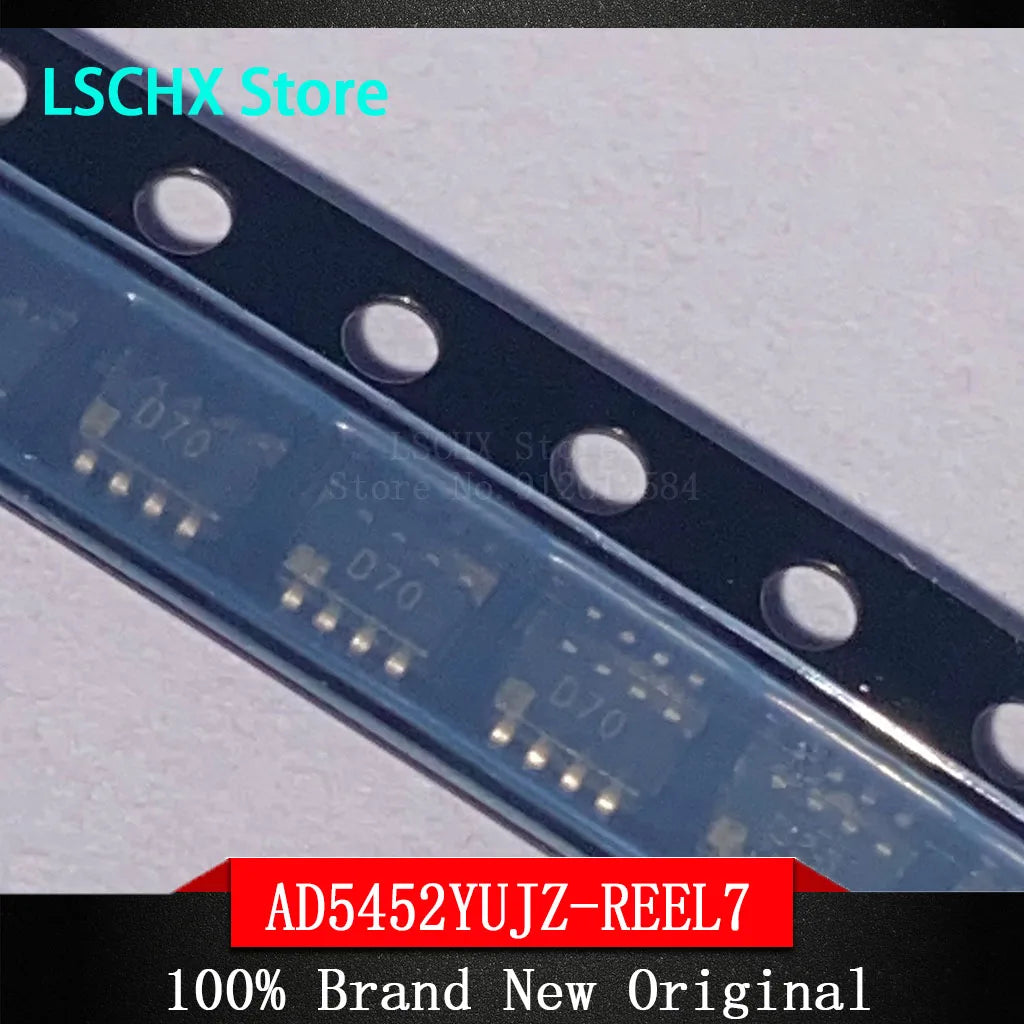 5pcs AD5452YUJZ-REEL7 12-Bit Multiplicative DAC Chip TSOT-23-8 DAC IC Chip Axl Default Title