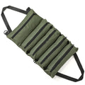 Roll-Up Tool Bag – Multi-Pocket Oxford Cloth Organizer Pouch Tool Organizer Bag Axl Green
