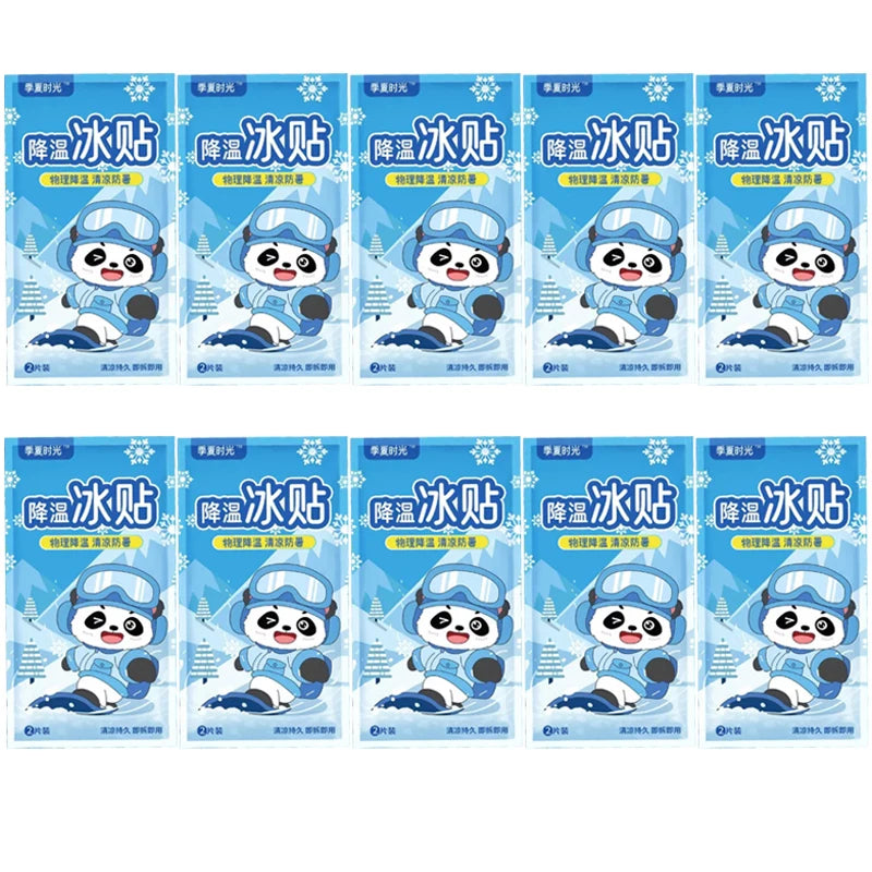 Ice Cool Cooling Patch 10-Pack | Sports, Hiking & Travel Cooling Body Patch Axl 10pack(20pcs)