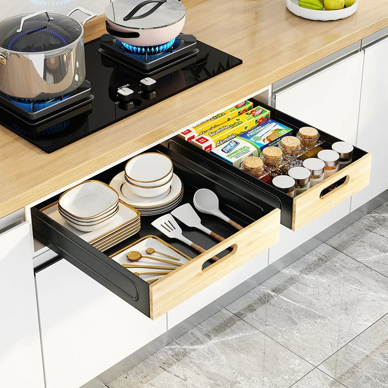 Sliding Cabinet Storage Drawer – Multifunctional Kitchen Organizer Cabinet Storage Drawer Axl