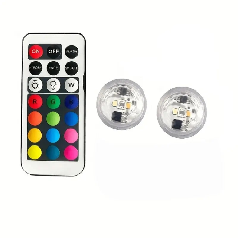 Solar Floating Pool Light – RGB LED 13-Color with Remote Solar Pool Light Axl 2 light 1 Remote