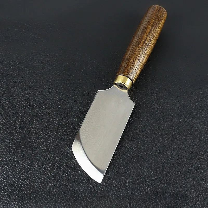 Sandalwood Leather Cutting Knife – D2 Steel DIY Leathercraft Tool Leather Craft Knife Axl