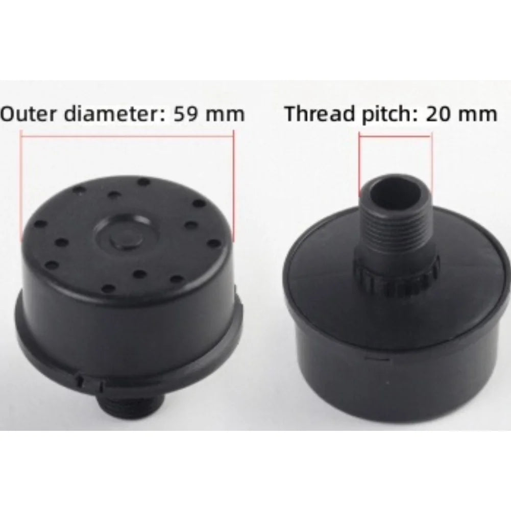 10-Pack Air Compressor Muffler 16mm & 20mm Noise Reducer Compressor Muffler Axl