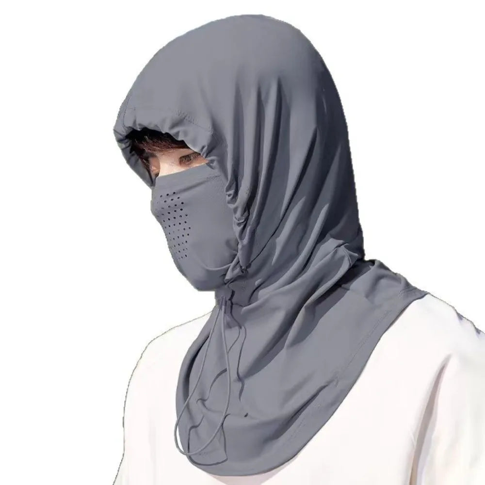 UV Protection Ice Silk Balaclava Hat – Full Face Sun Cover Balaclava Sun Hat Axl