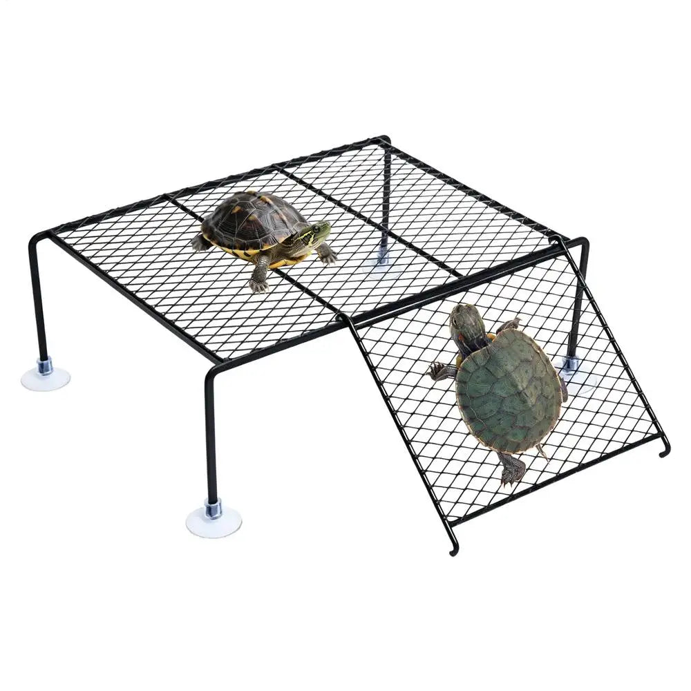 Turtle Basking Dock Platform with Ramp | S, M & L Sizes Reptile Basking Dock Axl Blue