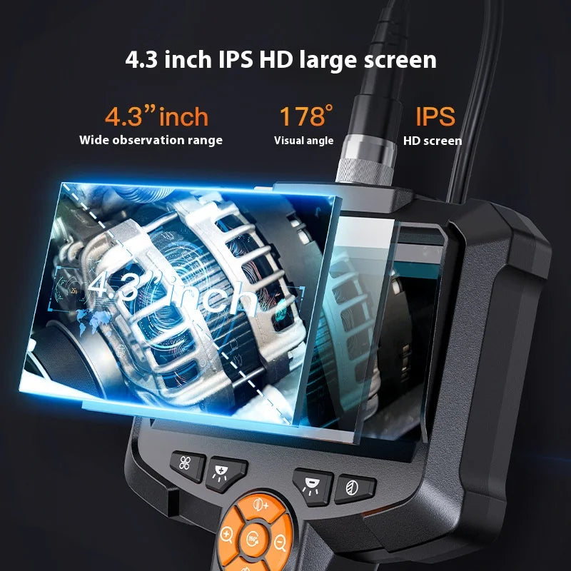 HD Handheld Inspection Camera – Pipeline Borescope with Screen Inspection Camera Axl