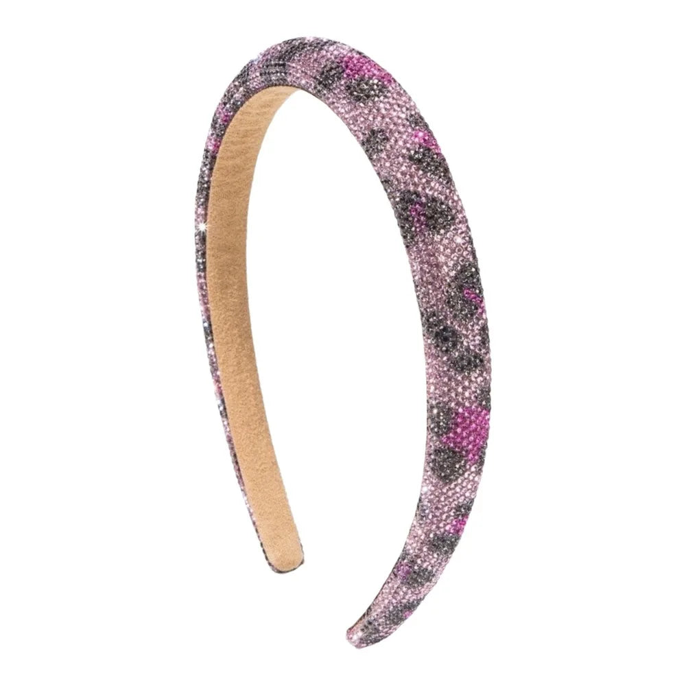 Sparkly Rhinestone Headband – Baroque Wide Hairband for Women Rhinestone Headband Axl Rose Red