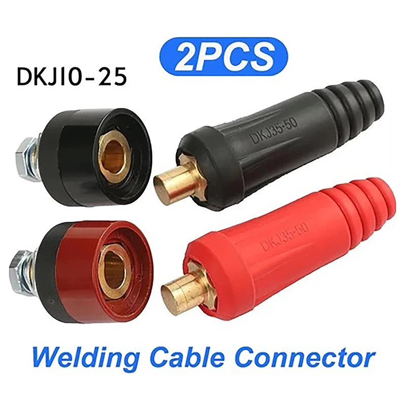DKJ10-25 Welding Cable Connector – Quick Fit Male & Female Welding Cable Connector Axl