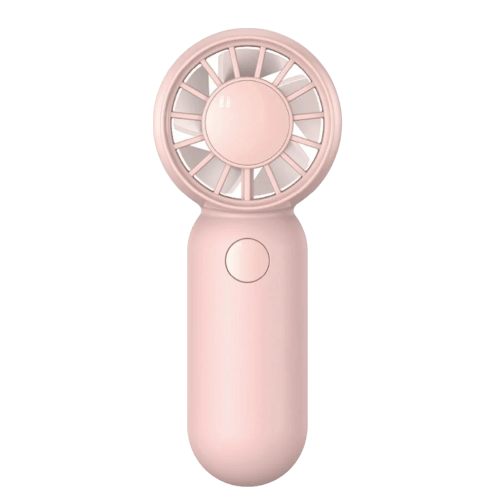 USB Rechargeable Handheld Mini Fan – 3 Speed 500mAh Battery Handheld Mini Fan Axl