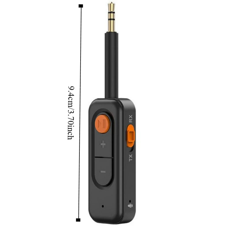 2-in-1 Bluetooth 5.4 Audio Adapter – AUX Receiver & Transmitter Bluetooth Audio Adapter Axl