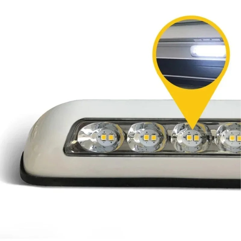 12V LED Awning Porch Light 8W – Waterproof RV Caravan Lamp RV Awning Light Axl