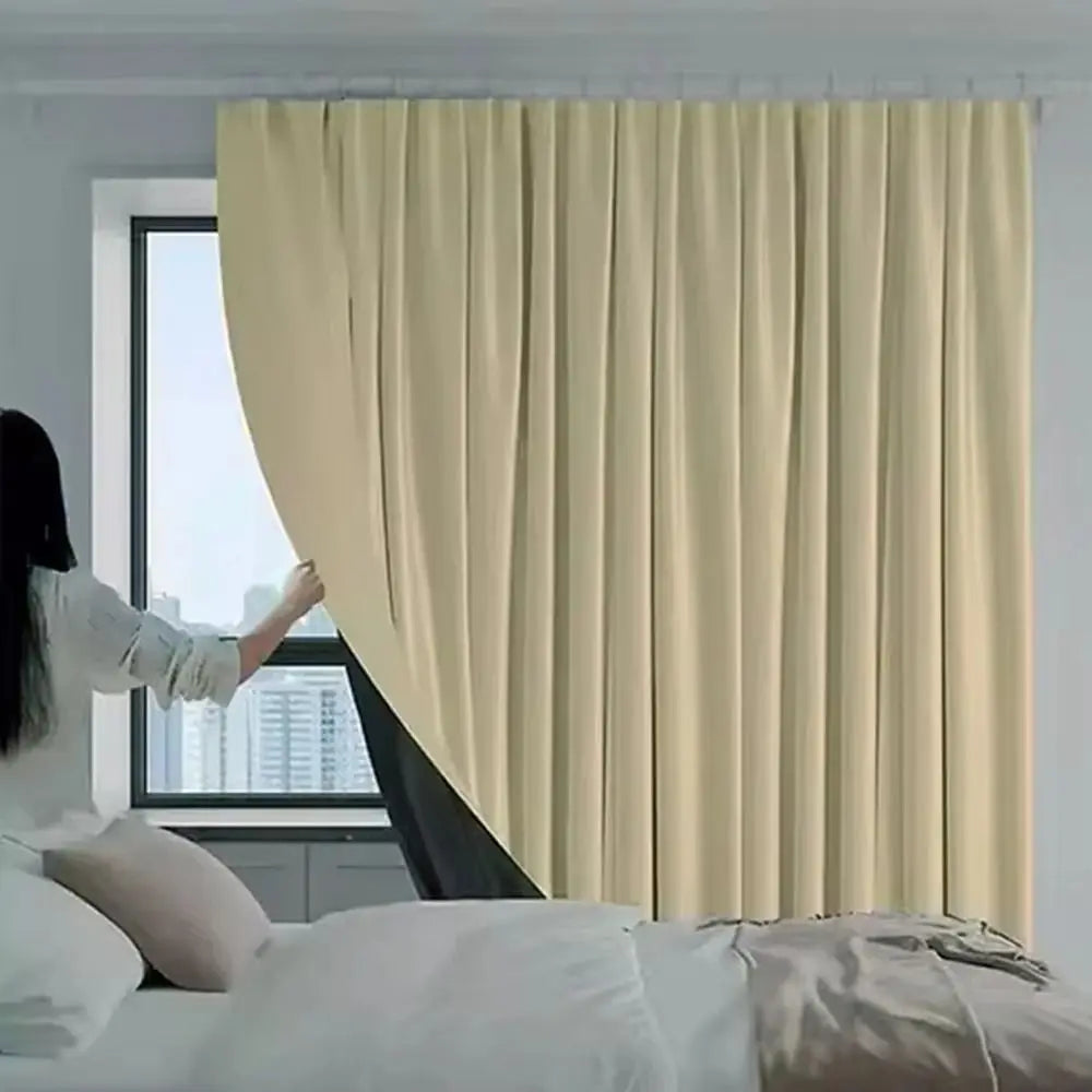Blackout Hook Curtain Panel – 90% Light Blocking Bedroom Blackout Curtain Panel Axl