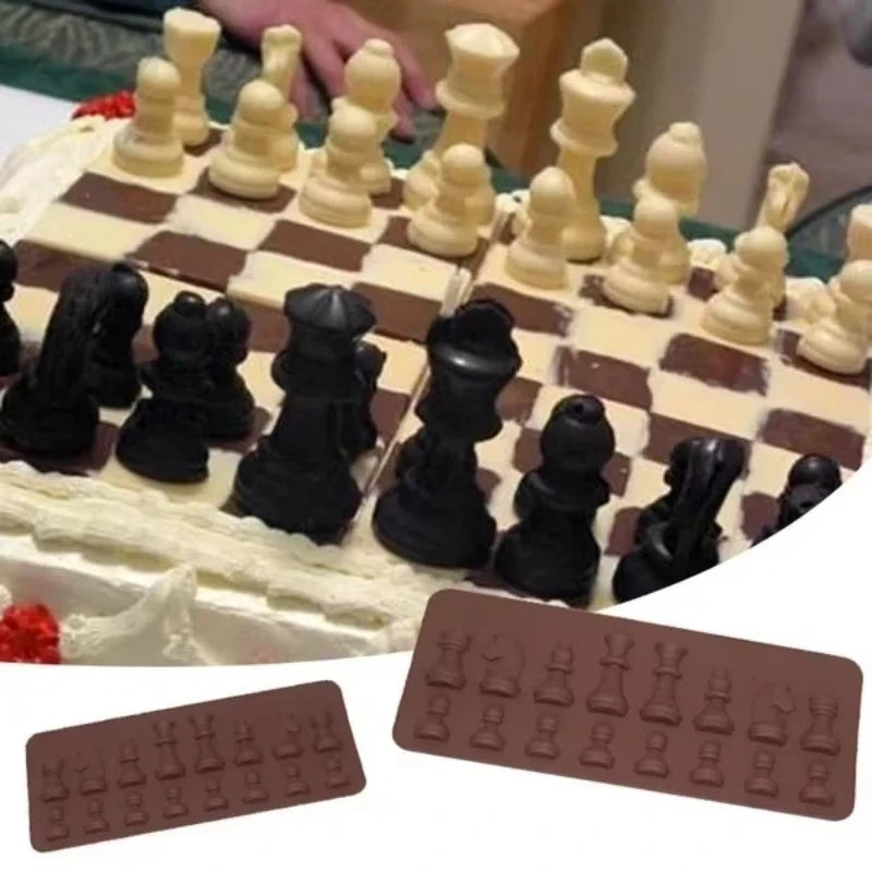Silicone Chess Piece Mold – Chocolate, Candy & Jelly Baking Silicone Baking Mould Axl