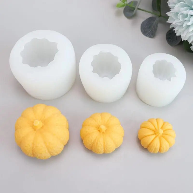 Pumpkin Silicone Mold – DIY Candle, Soap & Baking Mold Silicone Craft Mold Axl