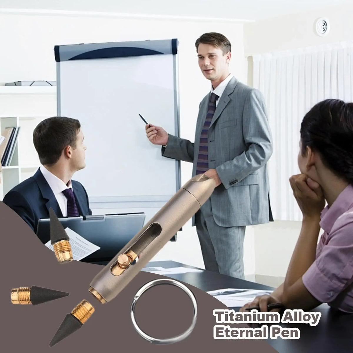 Titanium Alloy Inkless Infinity Pencil | Portable Forever Pen Inkless Infinity Pencil Axl
