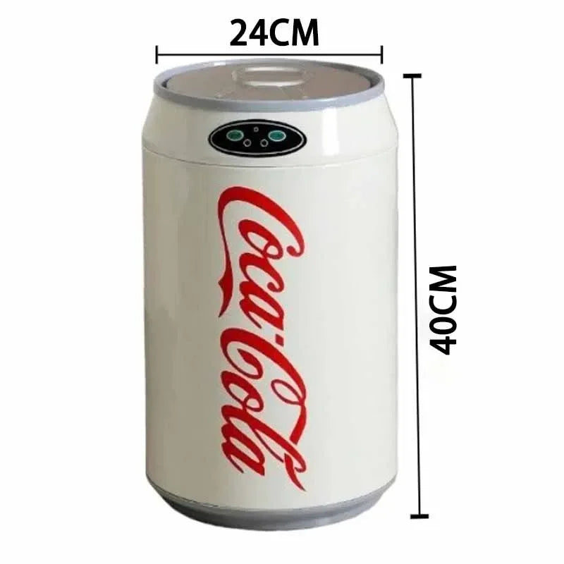 Automatic Sensor Trash Can – Stainless Steel Induction Lid Bin Sensor Trash Can Axl 10L White