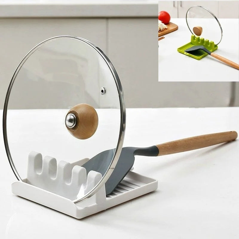 Kitchen Spoon Holder & Spatula Rest – Non-Slip Utensil Rack Utensil Spoon Rest Axl