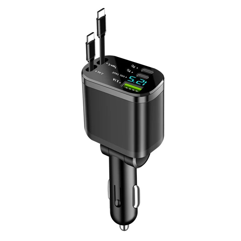 5-Port Car Charger – Super Fast Charging & Starry Light Multi-Port Car Charger Axl Regular style