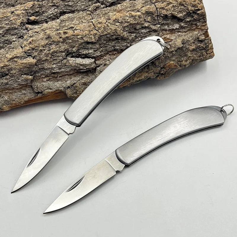 Stainless Steel Mini Pocket Fruit Knife – Camping & Kitchen Pocket Knife Axl 2PCS