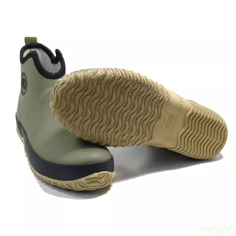 Men's Waterproof Anti-Slip Rain Boots | Lightweight Mid-Calf Men's Rain Boots Axl