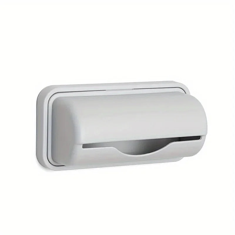 Wall-Mounted Trash Bag Dispenser & Grocery Bag Holder Bag Dispenser Axl Gray
