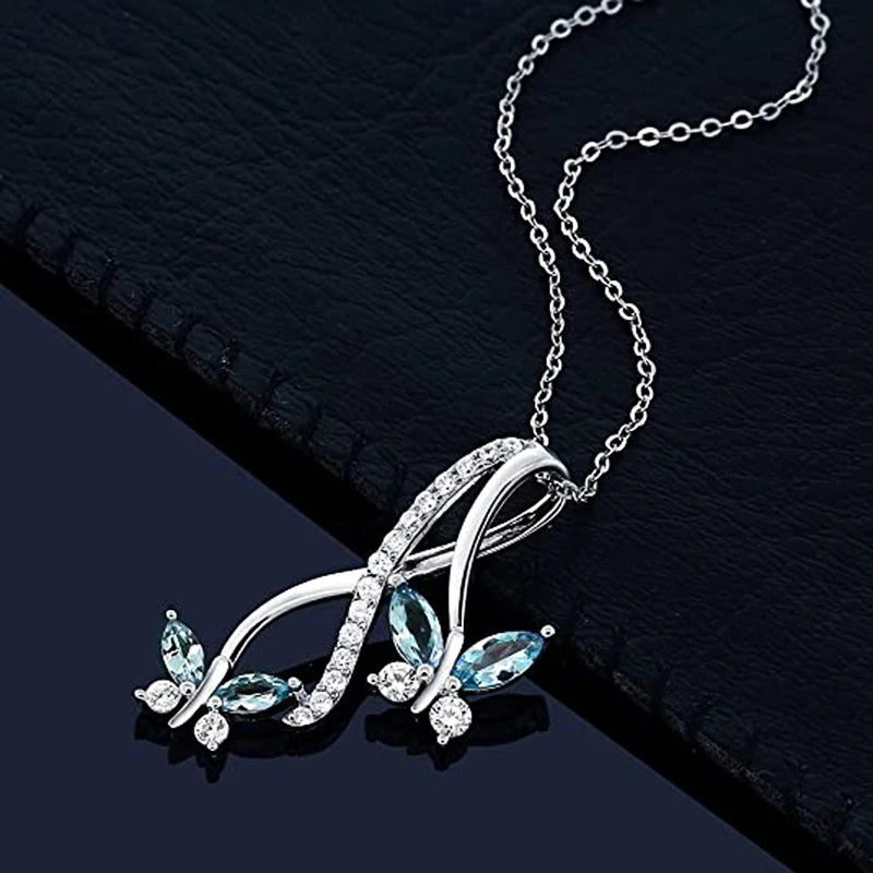 Huitan CZ Pendant Necklace – Bridal Wedding Jewelry for Women Pendant Necklace Axl